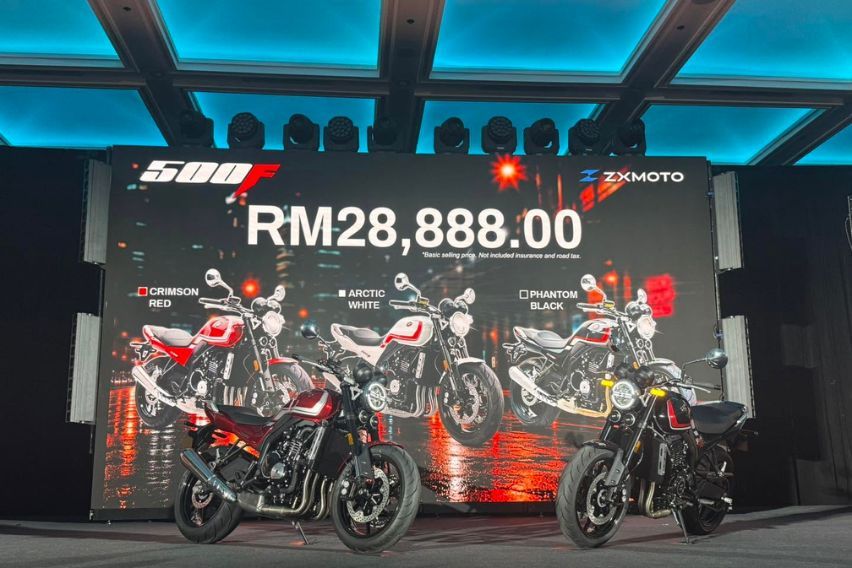 ZXMOTO Malaysia launches three new bikes - 500F, 500RR and 820RR