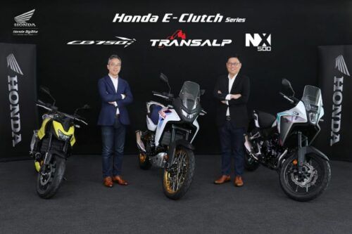 Honda NX500, CB750, and Transalp get E-Clutch system in Malaysia