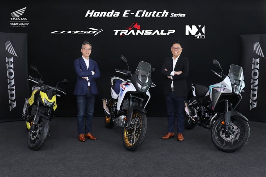 Honda NX500, CB750, and Transalp get E-Clutch system in Malaysia