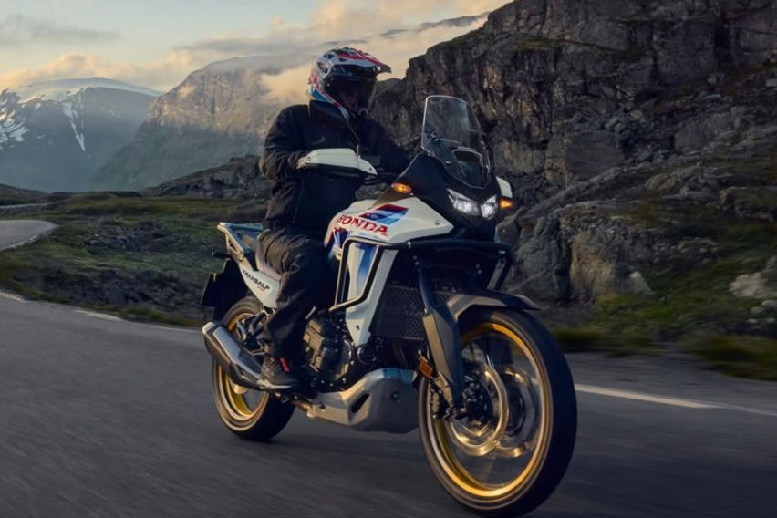 Honda Transalp with Honda E-Clutch