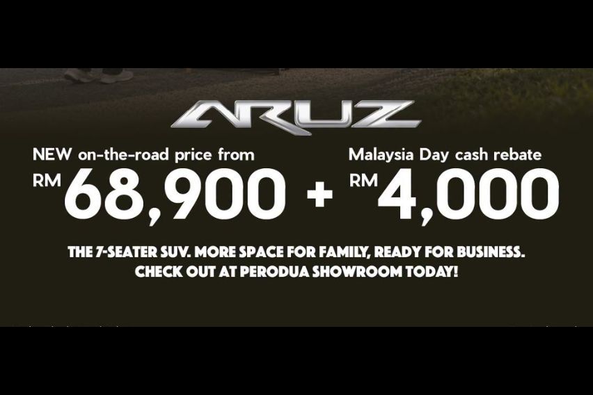 Perodua reduces Aruz price by RM 4k