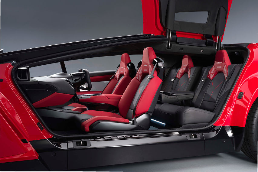 CEER Exobot sedan interior view