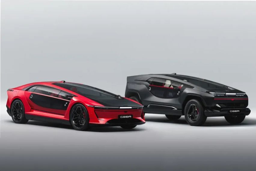 CEER Exobot sedan and SUV EVs