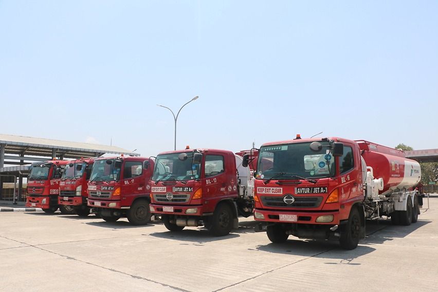 Truk tangki pertamina