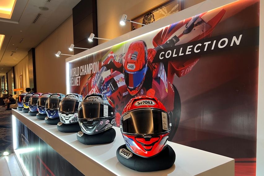 Meet and greet marc marquez di Indonesia 2026 dengan Shoei Indonesia