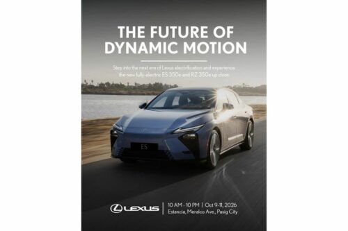 Lexus to showcase latest xEVs at Estancia, Rockwell this weekend