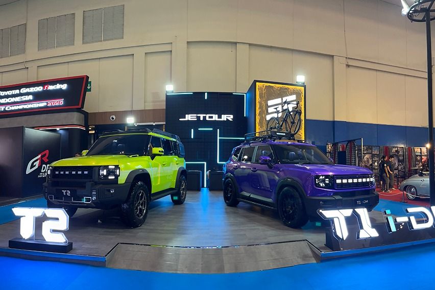 Jetour T1 i-DM dan T2 Tampil Mentereng di IMX 2026, Usung Konsep Urban dan Adventure