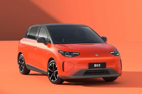 Leapmotor B03 electric hatchback debuts at the 2026 Paris Motor Show