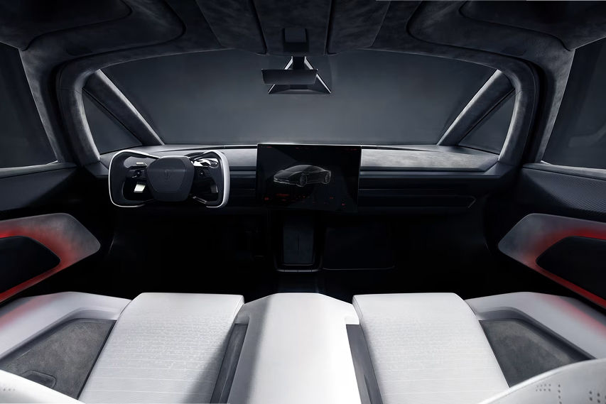Tesla Roadster interior view