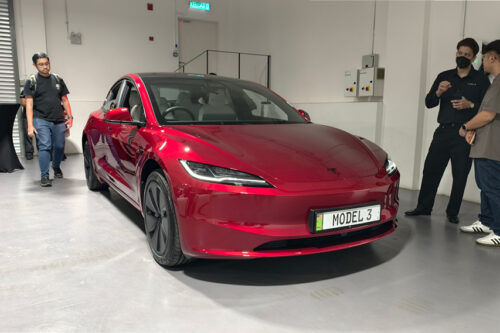 Tesla Model 3 Malaysia gains V2L, Performance range rises to 600 km