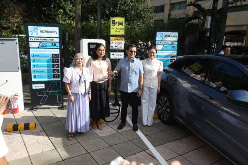 ACMobility establishes Manila’s first EV charging hub