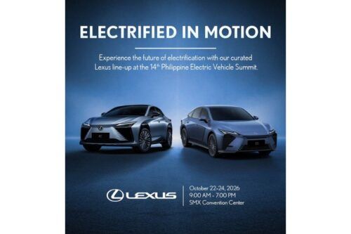 Lexus PH to join 14th PEVS