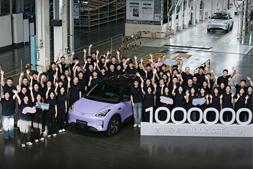 Geely Xingyuan EV hits 1 million production milestone