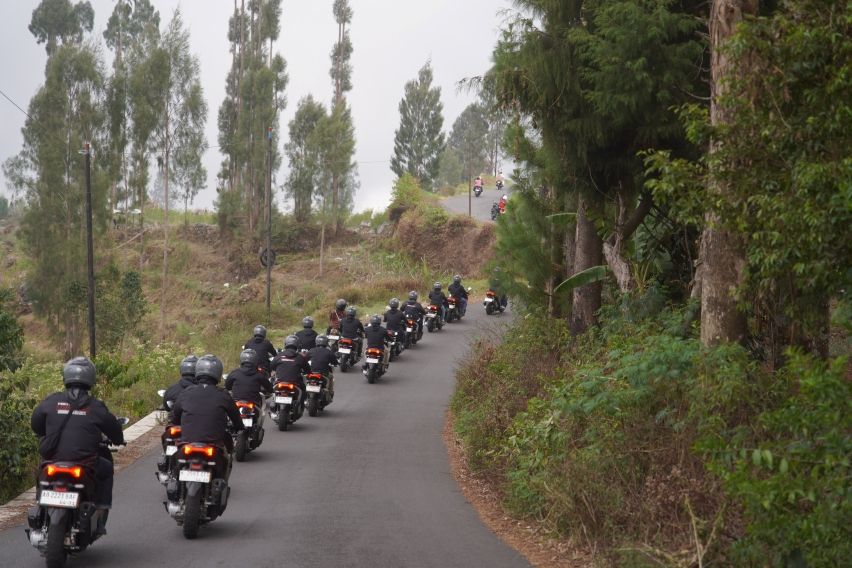 Touring menuju Honda Bikers Day 2026