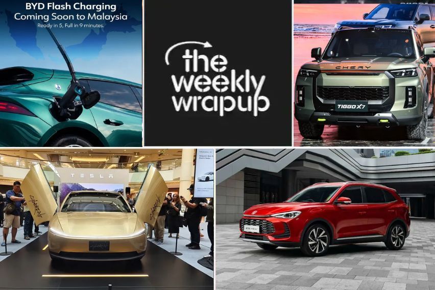Weekly wrap-up: Tesla Cybercab previewed, New MG ZS CKD launched, BYD Flash Charging coming soon to Malaysia, and more